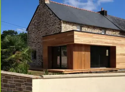 extension maison bois Guyancourt-1